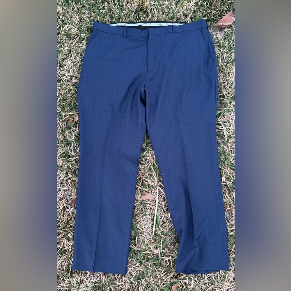 Perry Ellis Portfolio Dress Trousers | Slate Blue | 42x32 | Like New